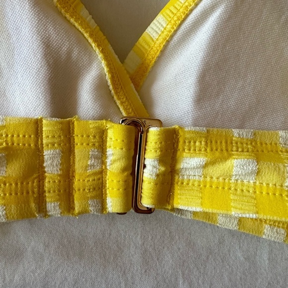 KONA SOL Yellow Bikini Top Size Small BNWT - Picture 6 of 7